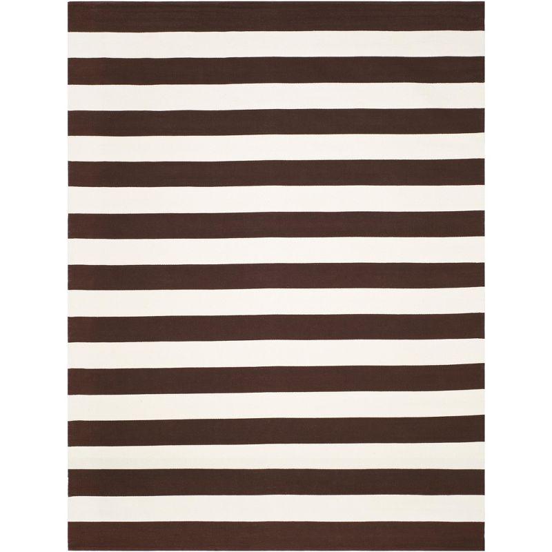 Montauk MTK712 Hand Woven Indoor Area Rug - Chocolate/Ivory - 9'x12' - Safavieh
