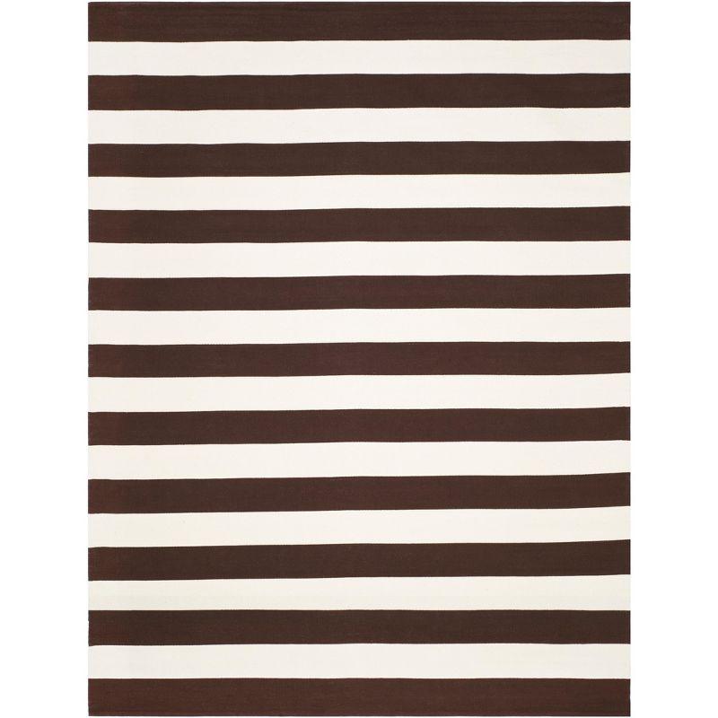 Montauk MTK712 Hand Woven Area Rug - Chocolate/Ivory - 8'9"x11'9" - Safavieh.