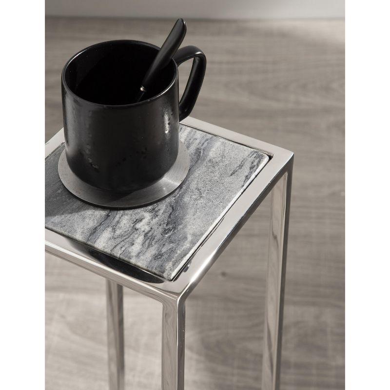 Kate and Laurel Jaspur Square Metal End Table