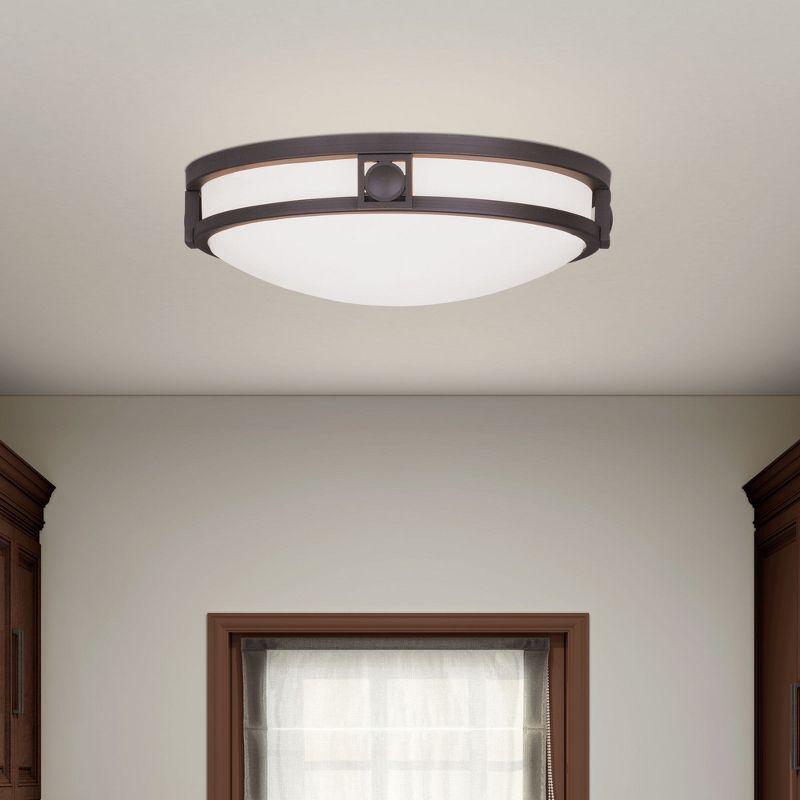 Livex Lighting Titania 2 - Light Flush Mount in  Bronze