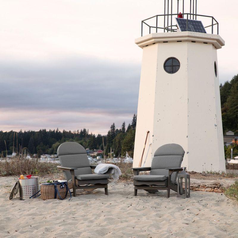 Arden Selections Oceantex Outdoor Adirondack Chair 2.5" Cushion