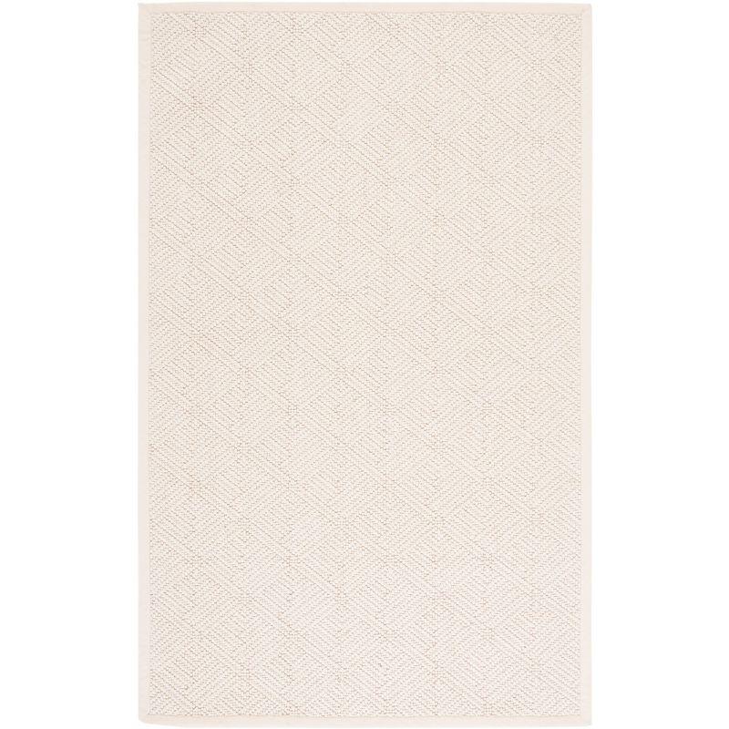 Natural Fiber NF483 Flat Weave Indoor Accent Rug - Ivory - 3'x5' - Safavieh