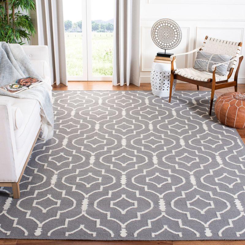 Dhurries DHU637 Hand Woven Area Rug  - Safavieh