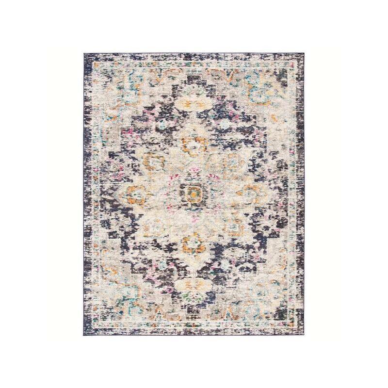 Madison MAD473 Power Loomed Indoor Area Rug - Black/Gold - 8'x10' - Safavieh