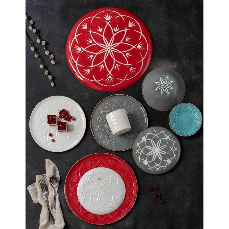 Porland Christina 4 Piece Dinnerware Set, Service for 1