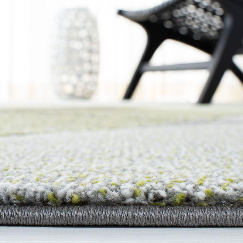 Hollywood HLW715 Machine Made Accent Rug - 2'3"x4' - Grey/Green - Safavieh