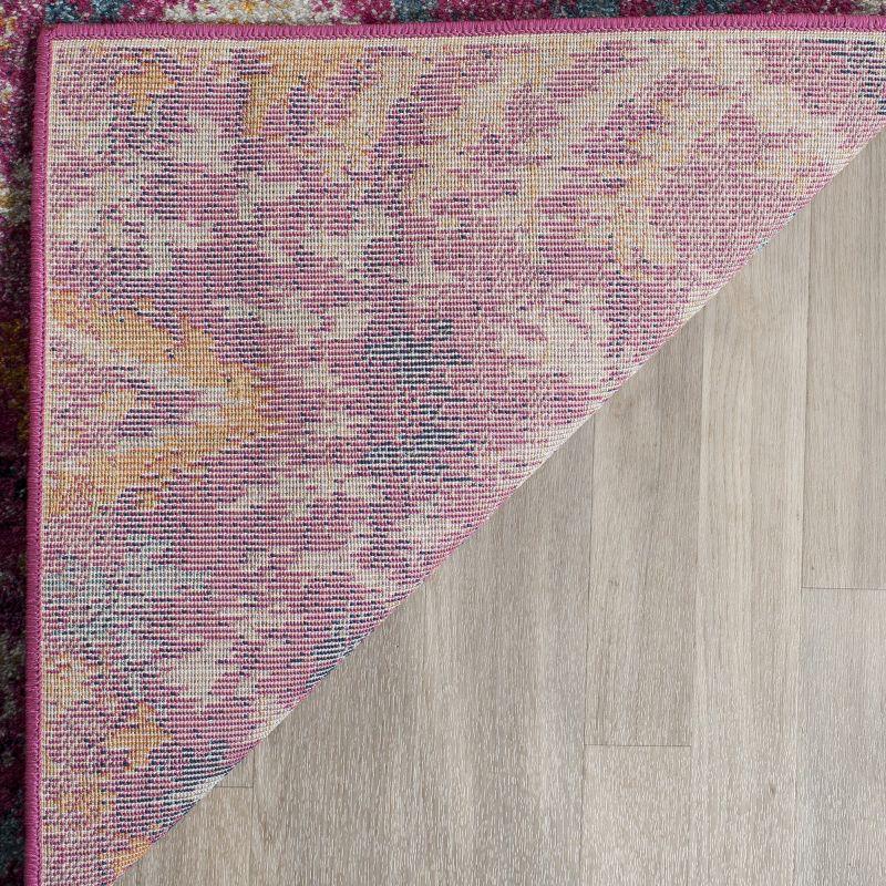 Madison MAD610 Power Loomed Indoor Area Rug - Fuchsia/Multi - 10'x14' - Safavieh.