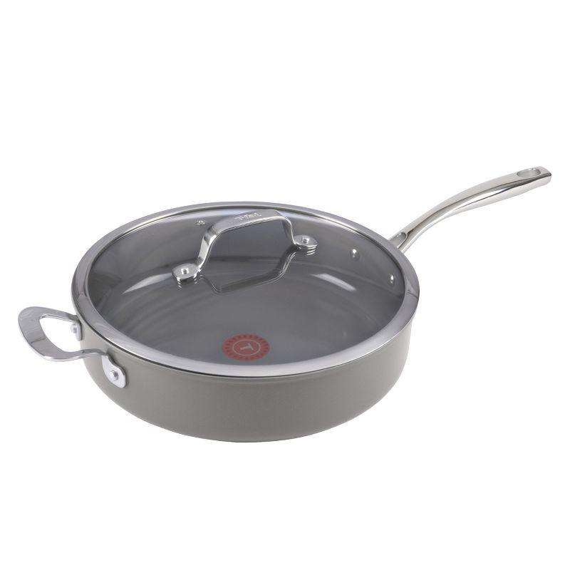 T-fal 5.5 Quart Gray Ceramic Nonstick Jumbo Cooker