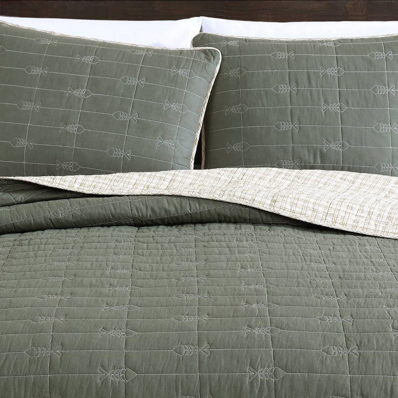 Eddie Bauer Troutdale Cotton Reversible Quilt Set