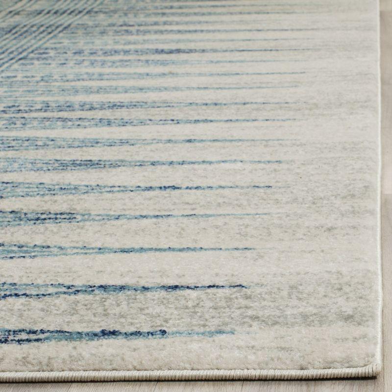 Evoke EVK226 Power Loomed Indoor Accent Rug - Ivory/Turquoise - 2'2"x4' - Safavieh