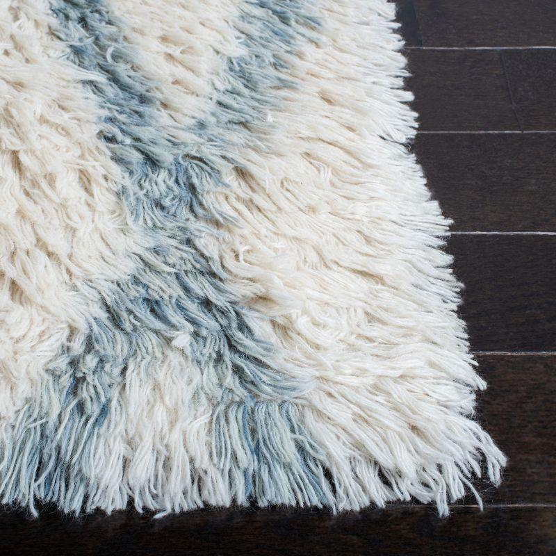 Kenya Hand Knotted 80% Wool, 20% Cotton Geometric Rug