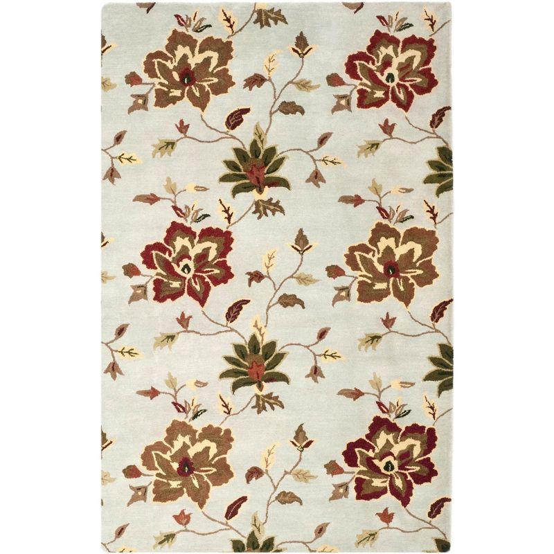 Arber Hand Tufted Wool Floral / Flower Rug