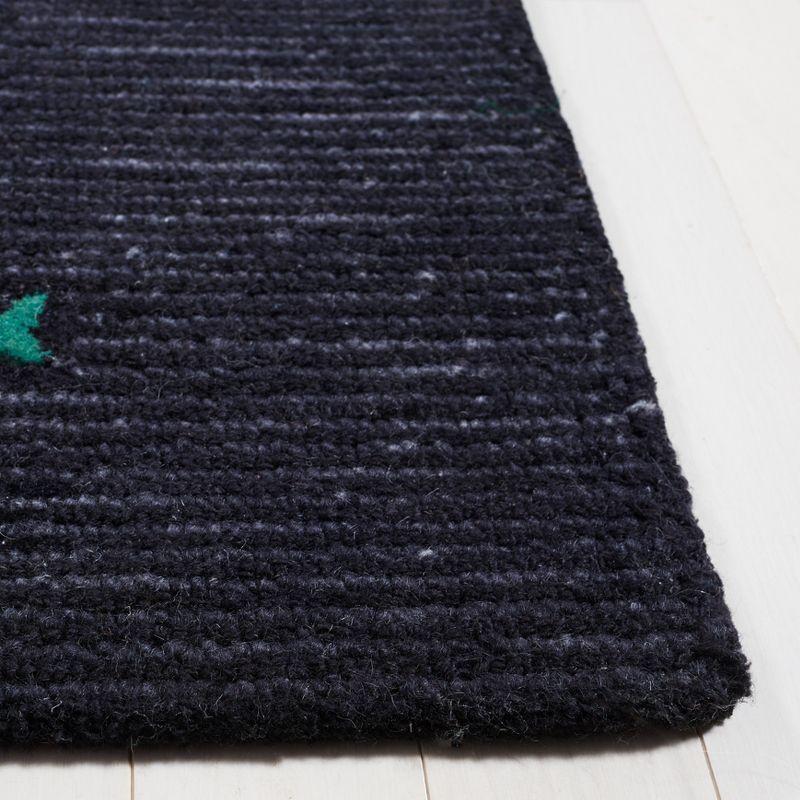 Jardin JAR157 Hand Tufted Area Rug - Black/Pink - 5'x8' - Safavieh