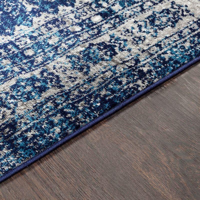 Livabliss 5'3"x7'3" Melissa Traditional Rugs Navy: Medium Pile, Stain & Fade-Resistant, Indoor Use