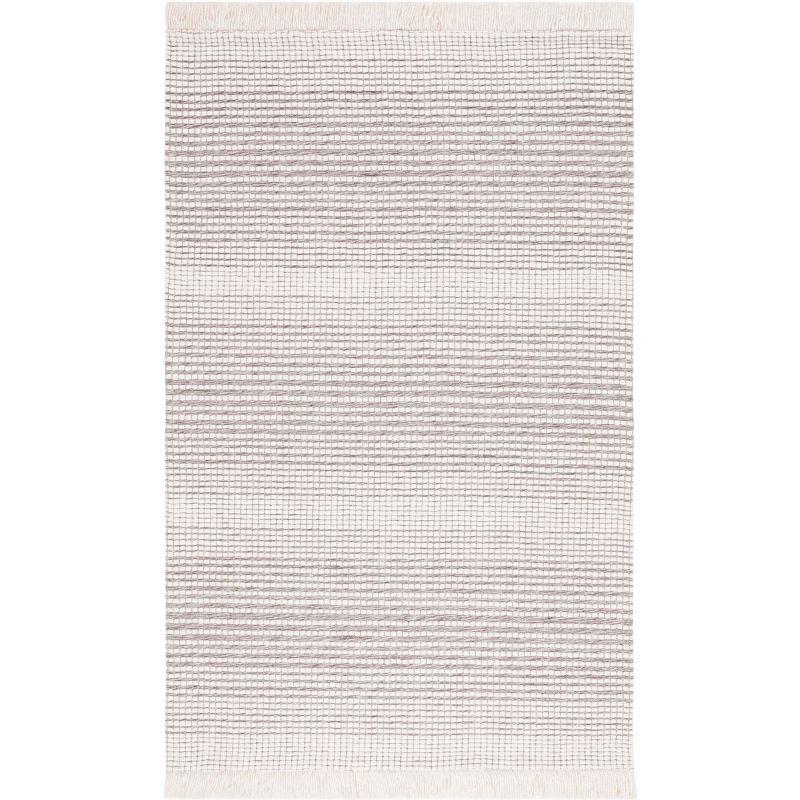 Safavieh Marbella Hand Woven Wool With Cotton Cloth Backing Striped Rug