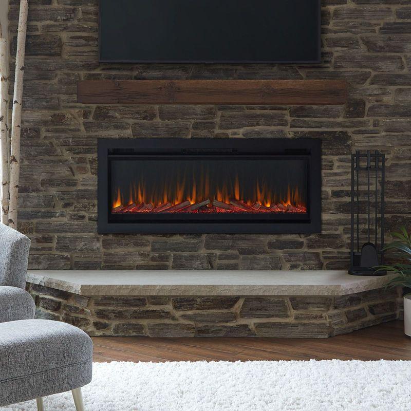 Wall-Mount or Recessed Electric Fireplace by Real Flame