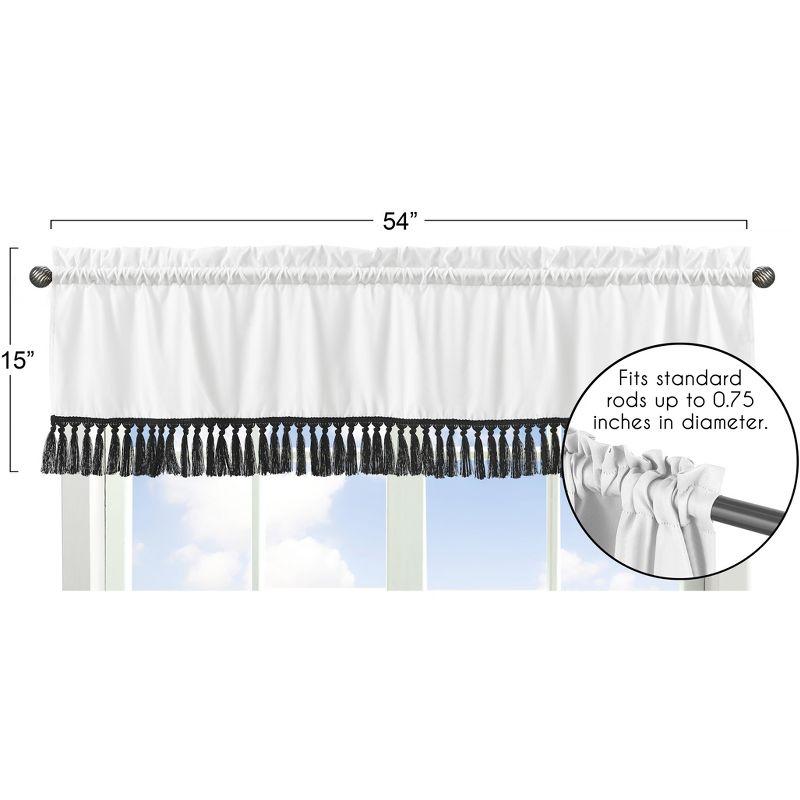 Tailored 54'' W Window Valance in