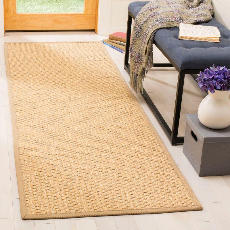 Natural Fiber NF156 Power Loomed Runner Rug - Natural/Beige - 2'6"x6' - Safavieh.