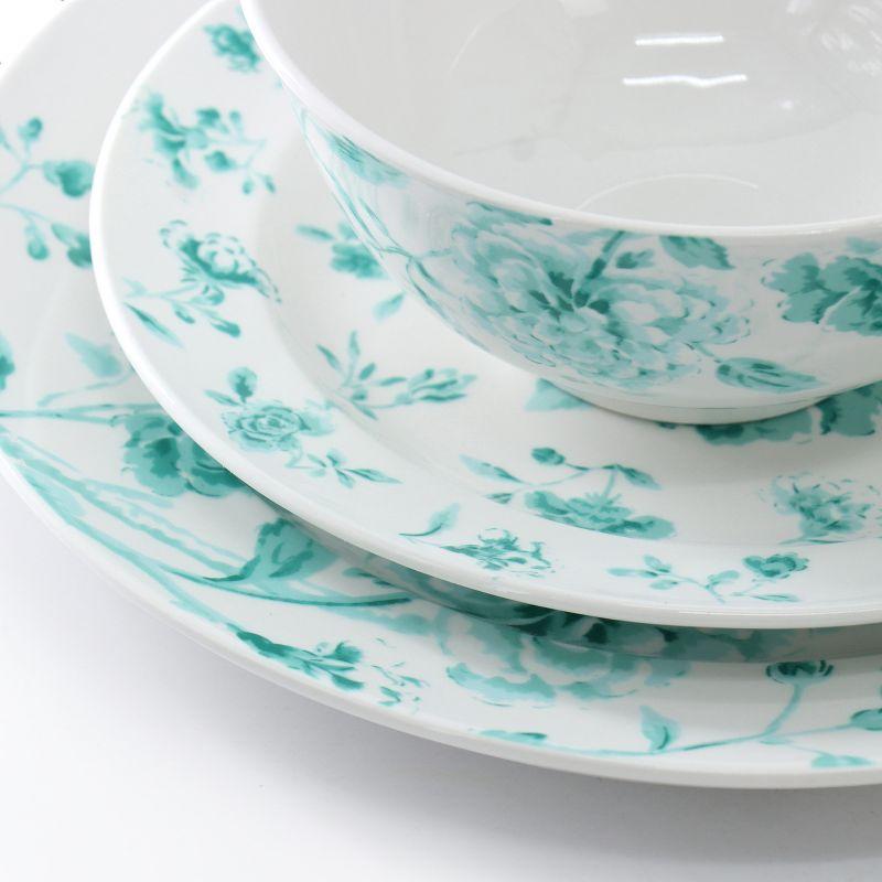 Martha Stewart Martha Stewart Porcelain China Dinnerware Set - Service for 4