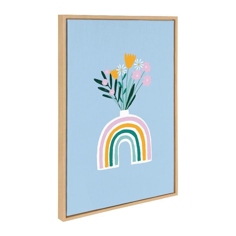 " Happy Flowers " by Duchess Plum (Aislinn Simmonds) Painting Print