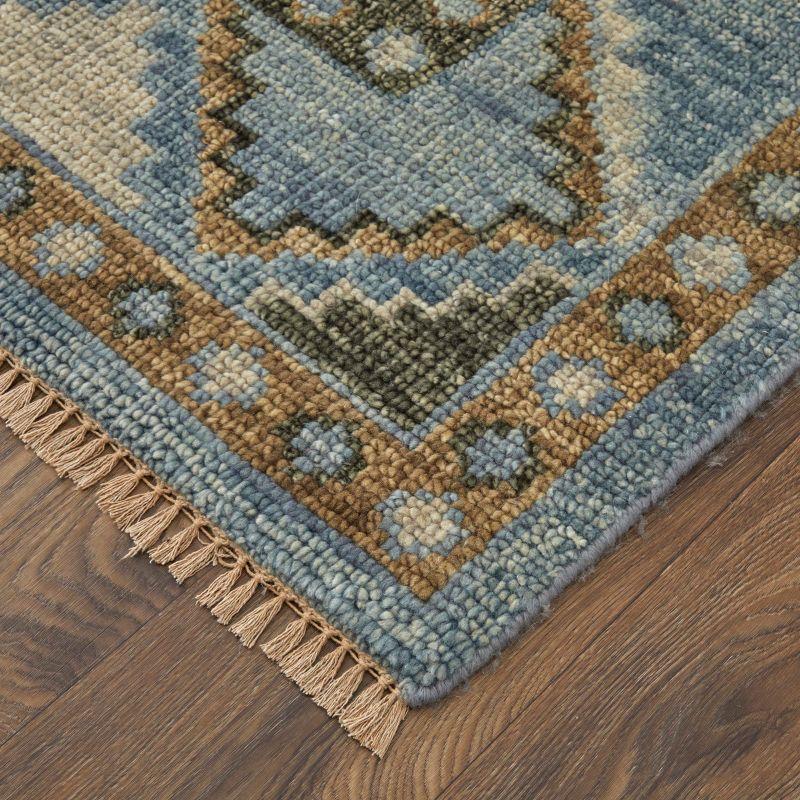 Fillmore Traditional Medallion Blue/Green Area Rug