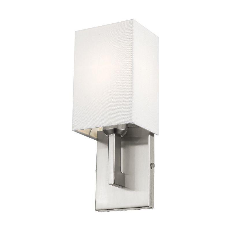 Livex Lighting Hollborn 1 - Light Wall Light in  Brushed Nickel