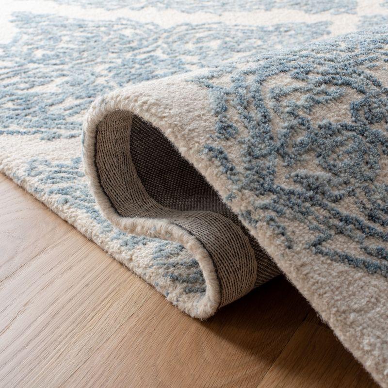 Abstract ABT346 Hand Tufted Accent Rug - Ivory/Blue - 2'x3' - Safavieh.