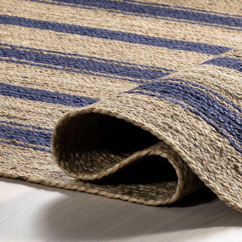 Lauren Liess x Rugs USA Calathea Striped Jute Area Rug