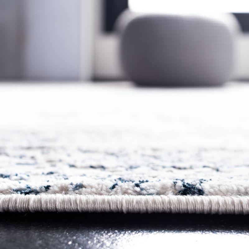 Amalfi AMF572 Power Loomed Accent Rug - Cream/Navy - 3'x5' - Safavieh.