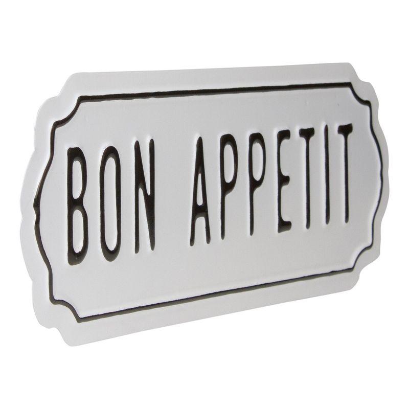 Northlight "Bon Appetit" Hanging Metal Wall Sign - 14"