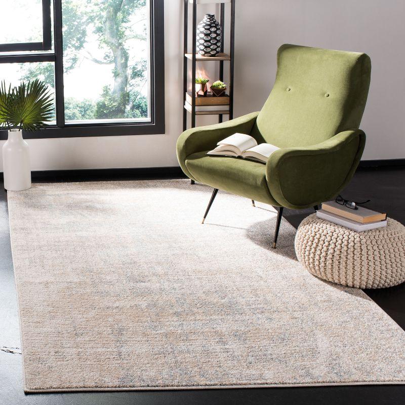 Chic Lodge Style Beige/Slate Synthetic 3' x 5' Area Rug