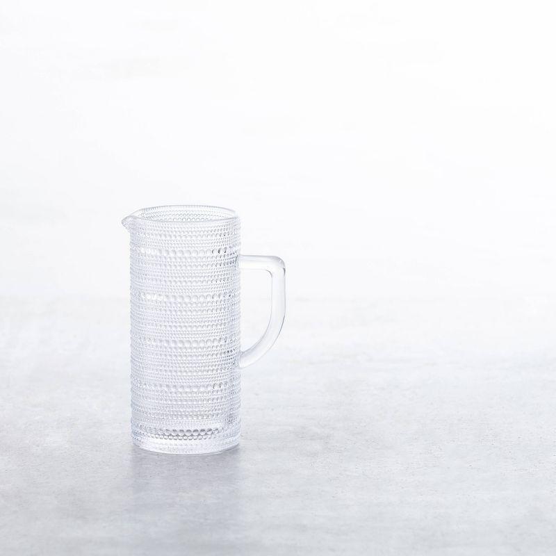 Jupiter Clear Pitcher 35.5oz, 3.8" x 8.3"