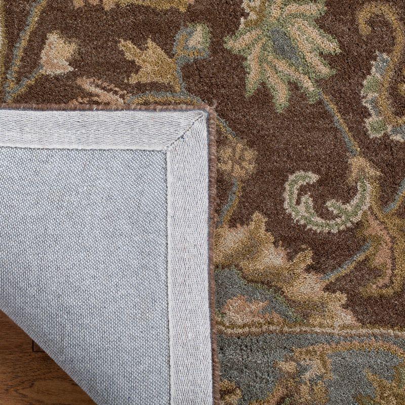 Heritage HG343 Handmade Runner Rug - 2'3"x8' - Brown/Blue - Safavieh