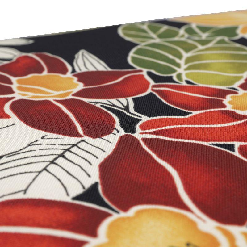 Pillow Perfect Clemens Noir Floral Indoor/Outdoor Reversible Throw Pillow (Set of 2)