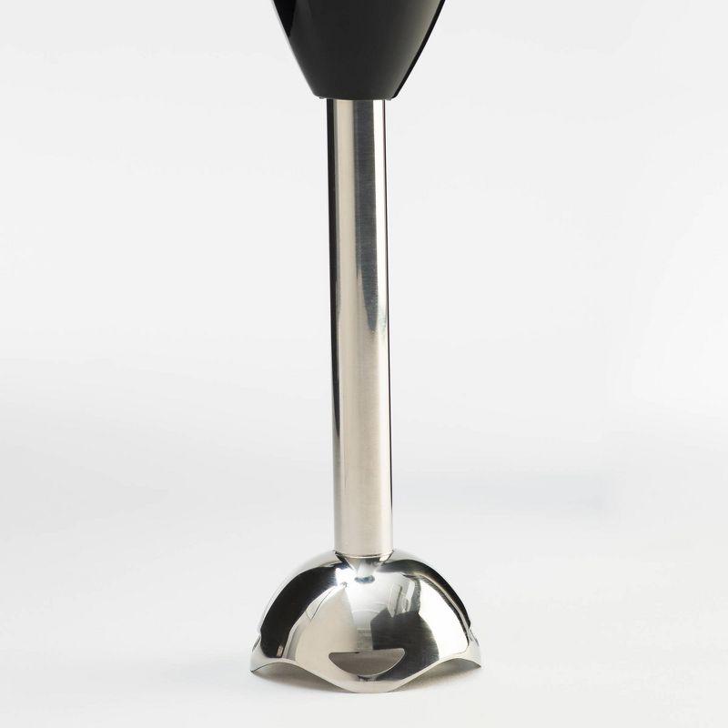 KitchenSmith by Bella Immersion Blender - Black: 250W Handheld Mixer, 2 Speeds, Whips & Purees, Plastic, 2-Year Warranty