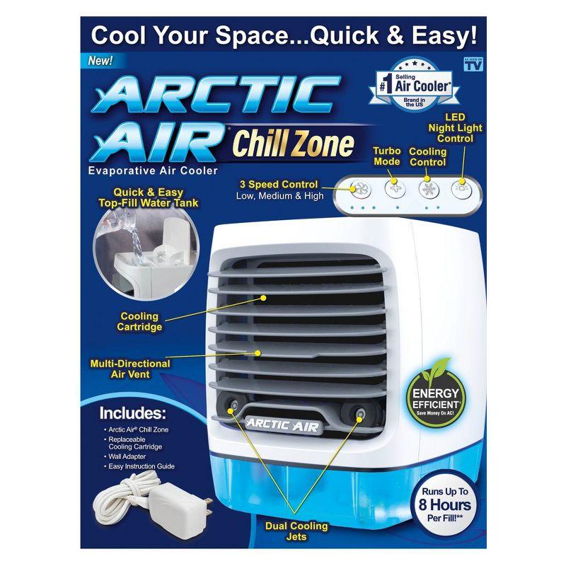 Arctic Air Chill Zone: Portable AC Unit, 1200 BTU, 4 Speeds, Multidirectional Air Flow, As Seen on TV, ETL Listed