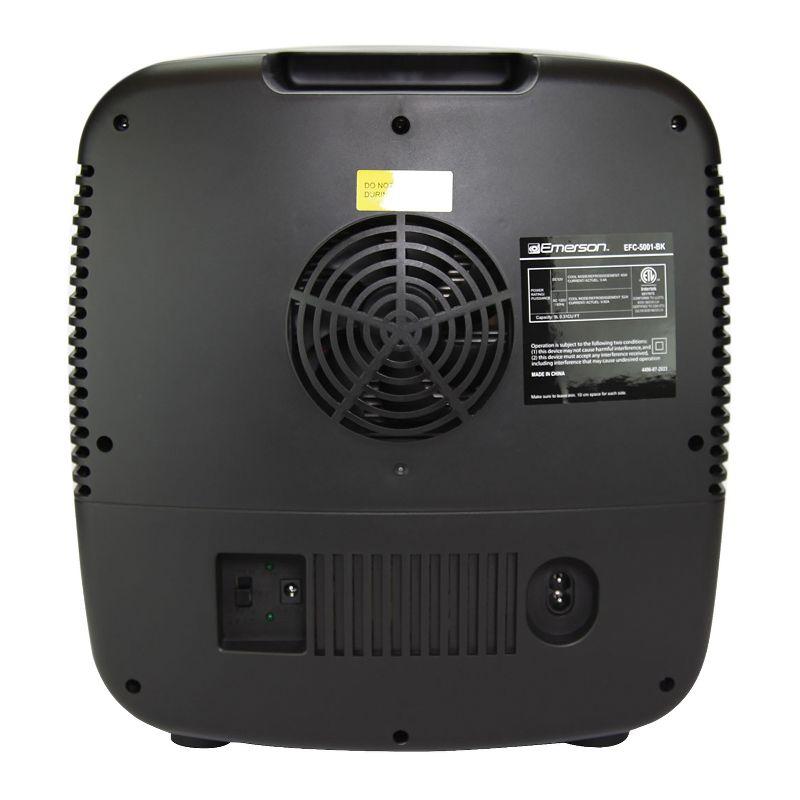 Emerson Emerson EFC-5001 Portable XL Mini Fridge Cooler for 12 Cans, 8L Capacity, AC/DC Power Compatibility, Removable Shelf, Lightweight Design – Ideal for Home, Office, Travel, Dorms, and Outdoor Use