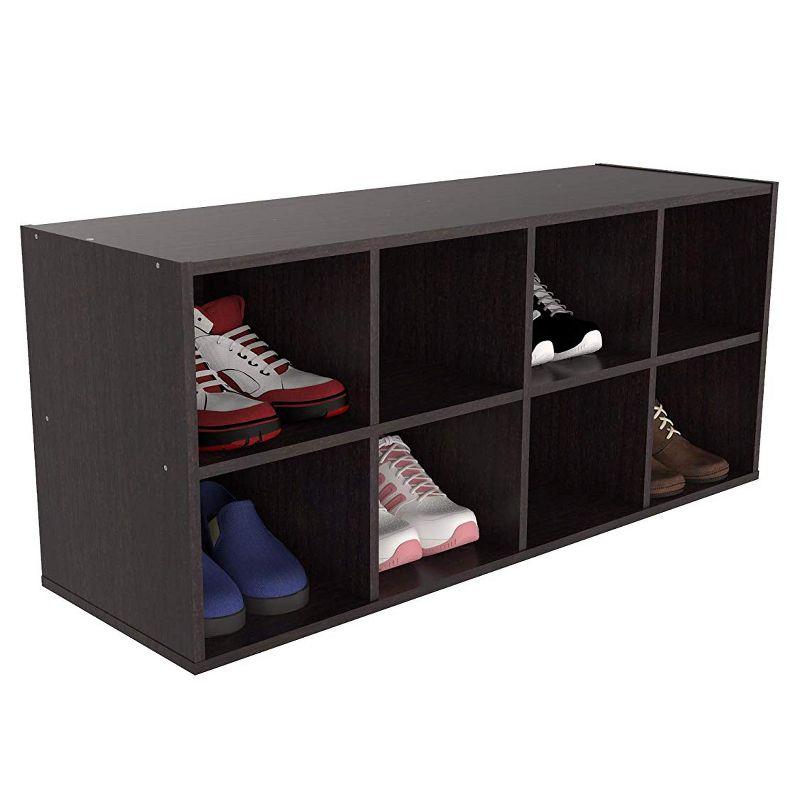 8 Pair Stackable Shoe Rack