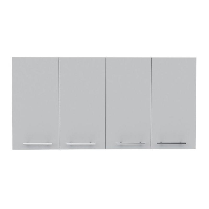 Depot E-Shop Wall Cabinet 24" H, four Doors, with two internal Shelves and internal plate and glass organizer