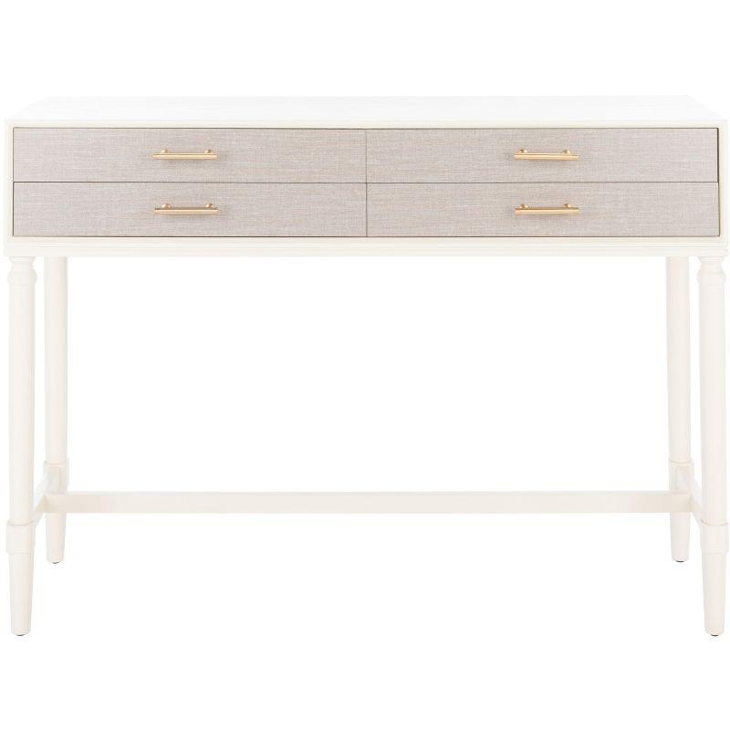 Estella 4 Door Console Table - CNS5732A - White - Safavieh