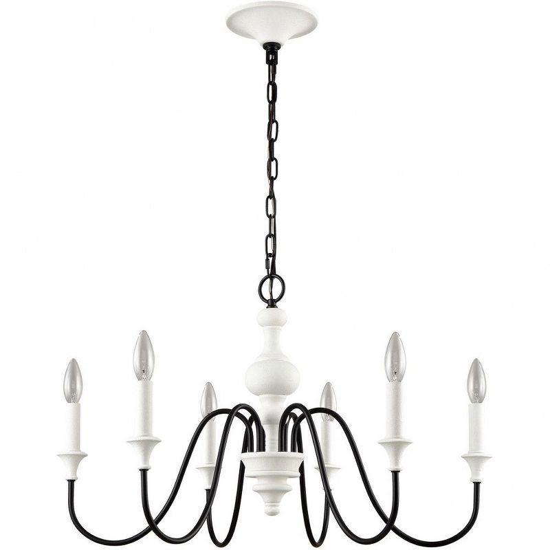 Elk Home Val De Loire 6 - Light Chandelier in  White