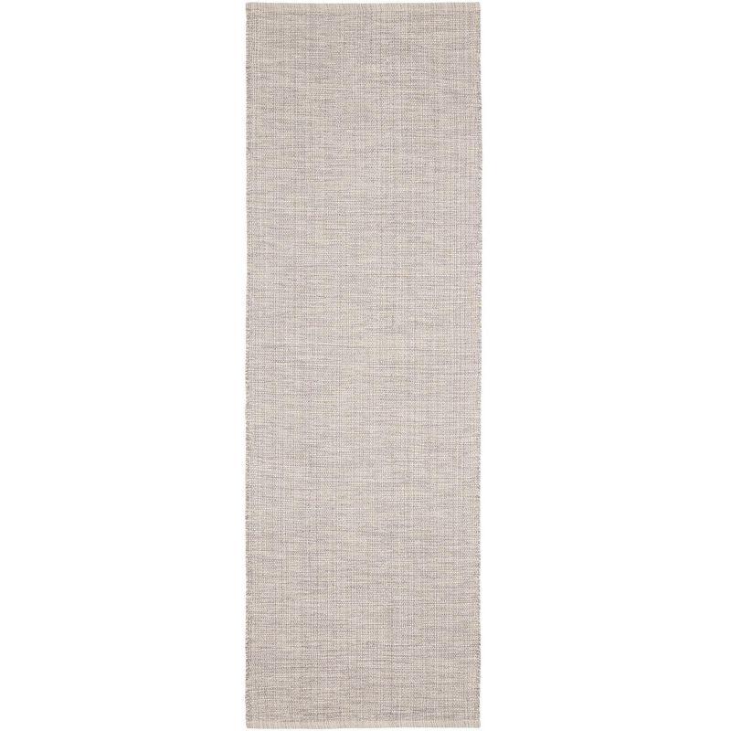 Marled Grey Handwoven Cotton Rug