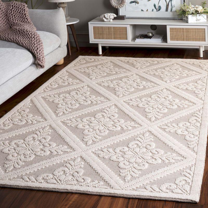 Vermont VRM306 Hand Woven Indoor Accent Rug - Ivory - 3'x5' - Safavieh