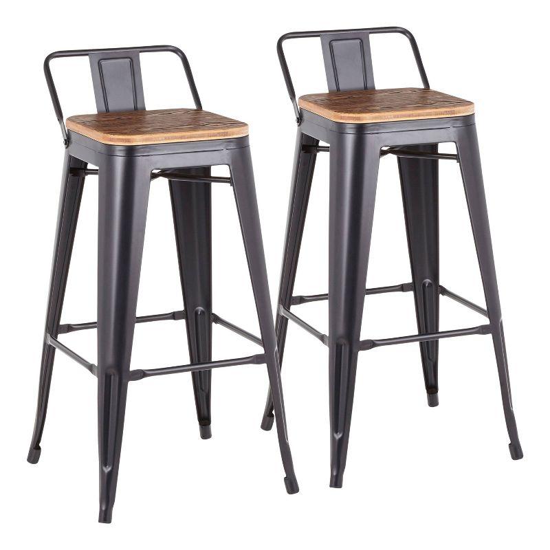 Counter Stool with Metal Frame