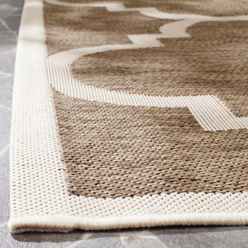 Herefordshire Geometric Brown Area Rug