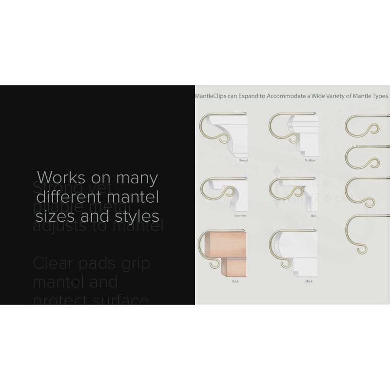 Haute Decor Original MantleClip Stocking Holder & Reviews | Birch Lane