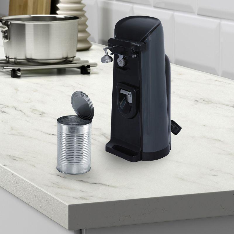 Brentwood Extra Tall Electric Can Opener in Black