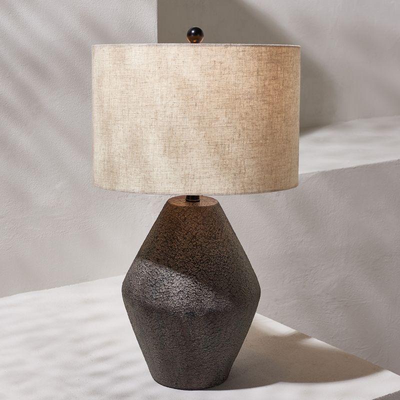 Ersta Table Lamp - 26.5 Inch Height - TBL4367 - Brown - Safavieh