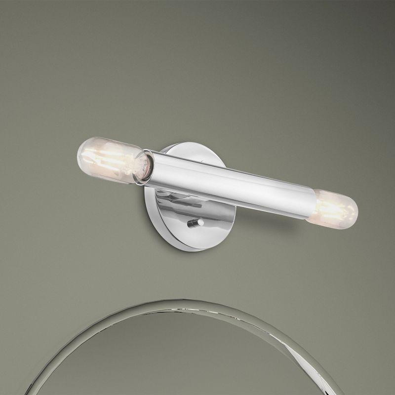 Livex Lighting Copenhagen 2 - Light Wall Light in  Polished Chrome