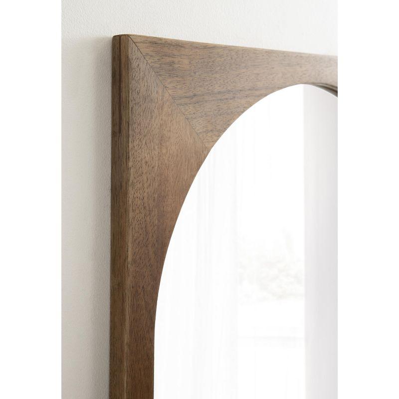 Kate and Laurel Andover Functional Mirror - Brown, 20x30